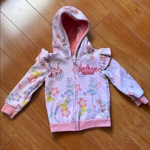 Kids Disney Princess Pink Hoodie